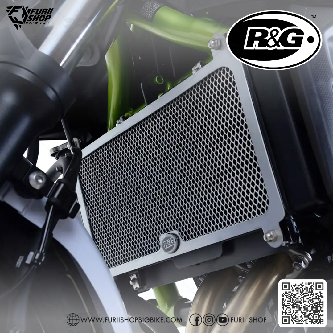 การ์ดหม้อน้ำ R&G Radiator Guard : for Kawasaki Ninja650 / Z650 2020