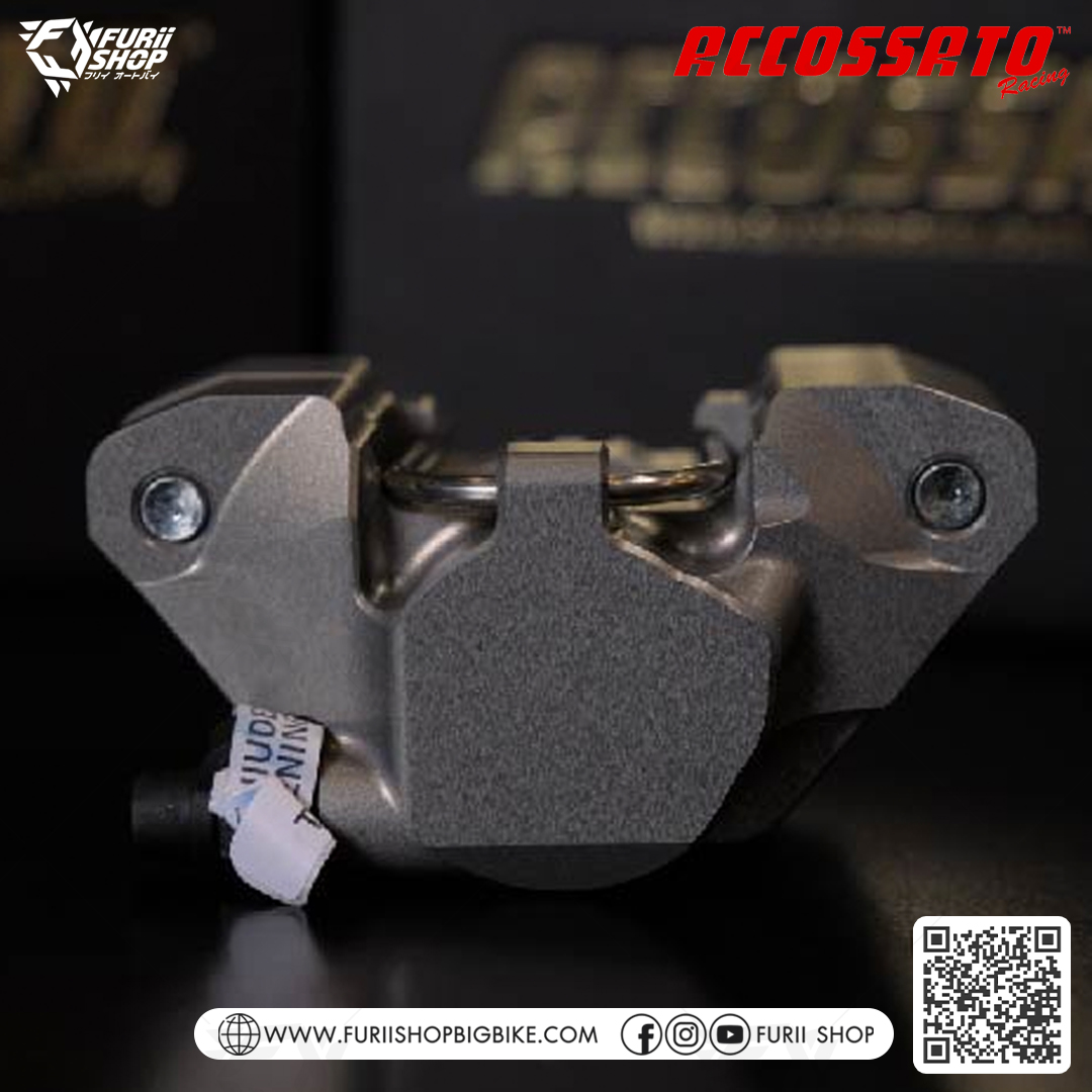 ปั้มล่าง Accossato Radial Brake Rear Caliper for Mini GP (PZ017H-ST)