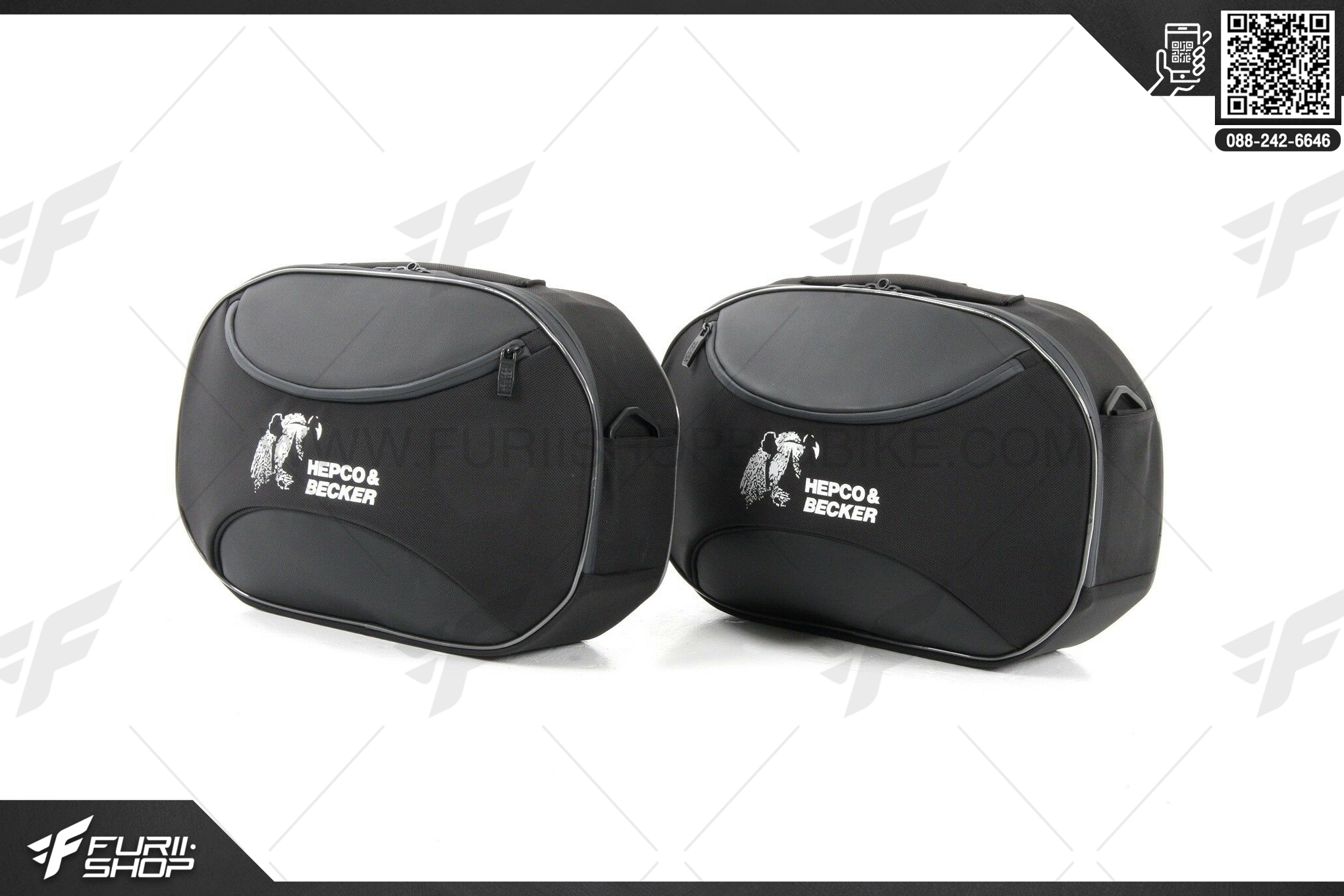 กล่องข้าง Hepco & Becker : Soft Bag Set Street C-Bow