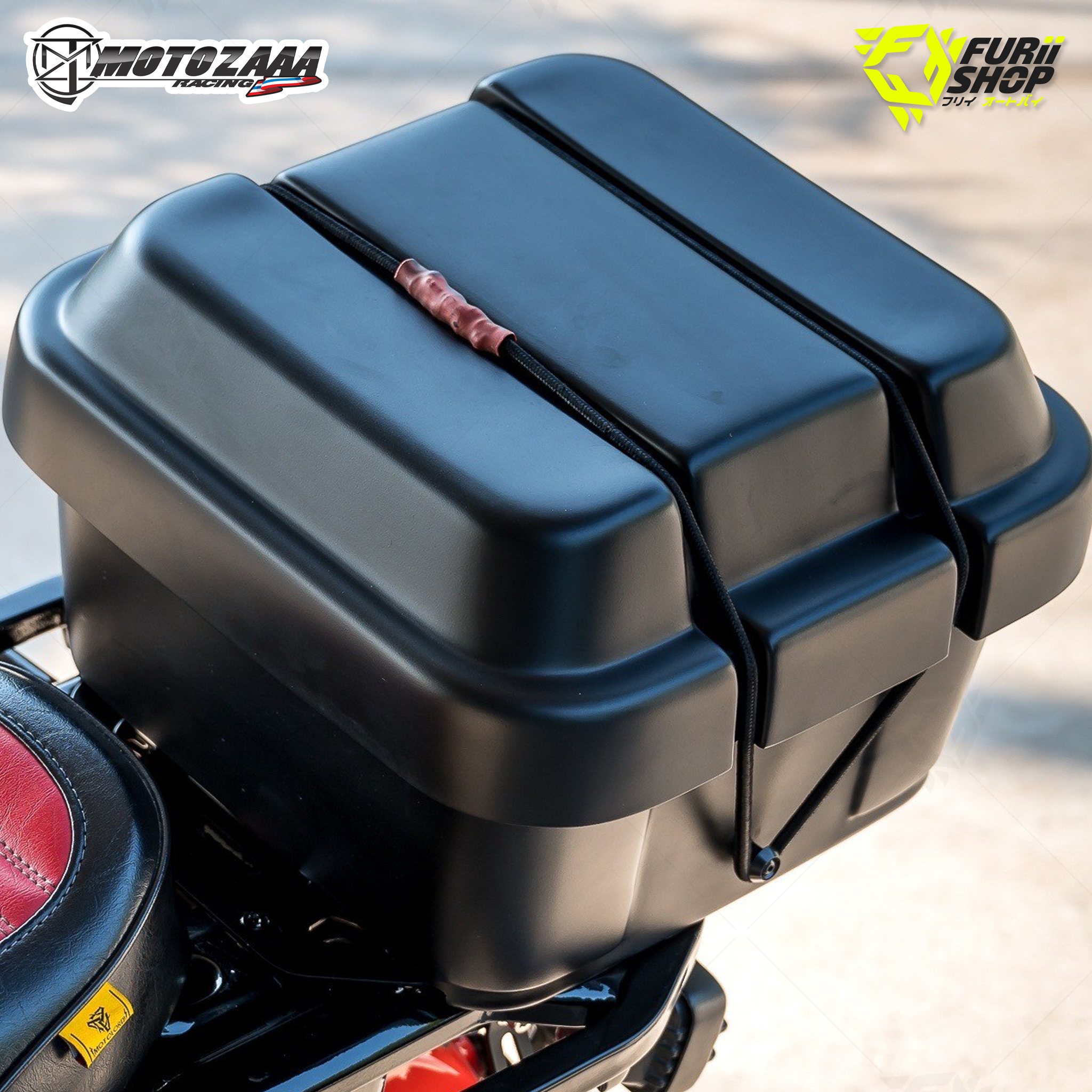 กล่องท้ายเล็ก V.2 มีไฟ MotoLordd MOTOZAAA : For Honda CT125 By Furii Shop