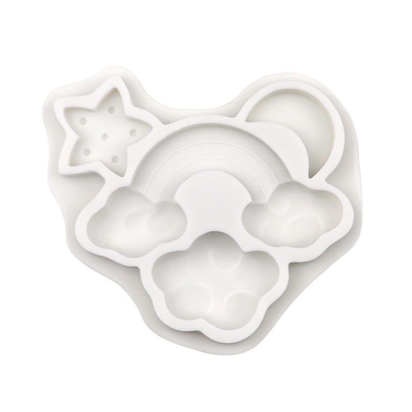 แม่พิมพ์ ซิลิโคนสายรุ้ง ก้อนเมฆ