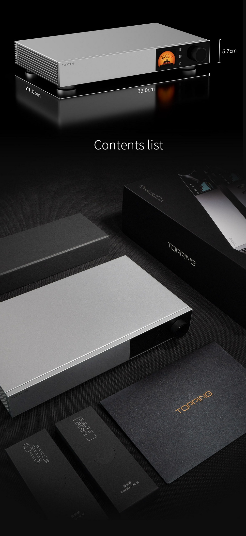 Topping D900 DAC ตั้งโต๊ะระดับเรือธงพิเศษ สุดยอดเทคโนโลยี 1-bit PSRM เสียงที่ใสสะอาด สมจริง ประกันศูนย์ไทย