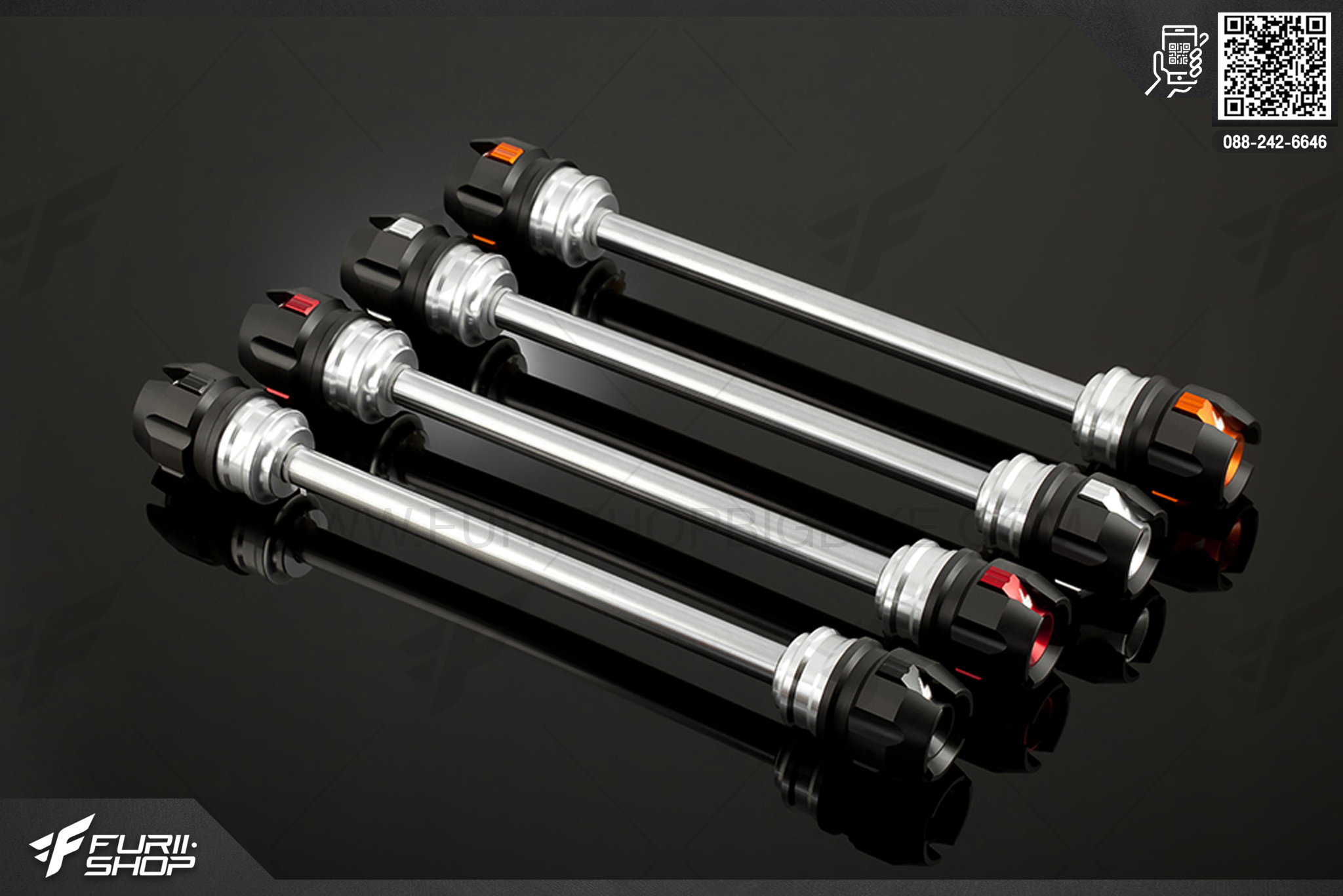 ชุดกันล้มล้อหลัง (Rear Wheel Axle Protection) Bikers Kawasaki NINJA 650 ABS (2012-2016)