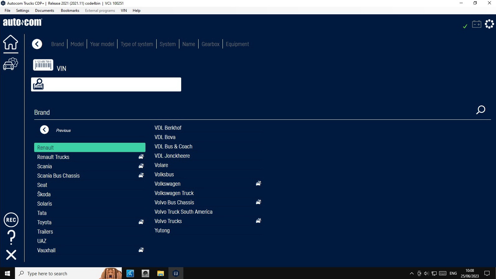 ซอฟแวร์ Autocom V2021.11 (ใหม่)