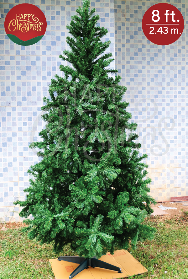 ต้นคริสต์มาส 8 ft. (2.43 m.) สีเขียว