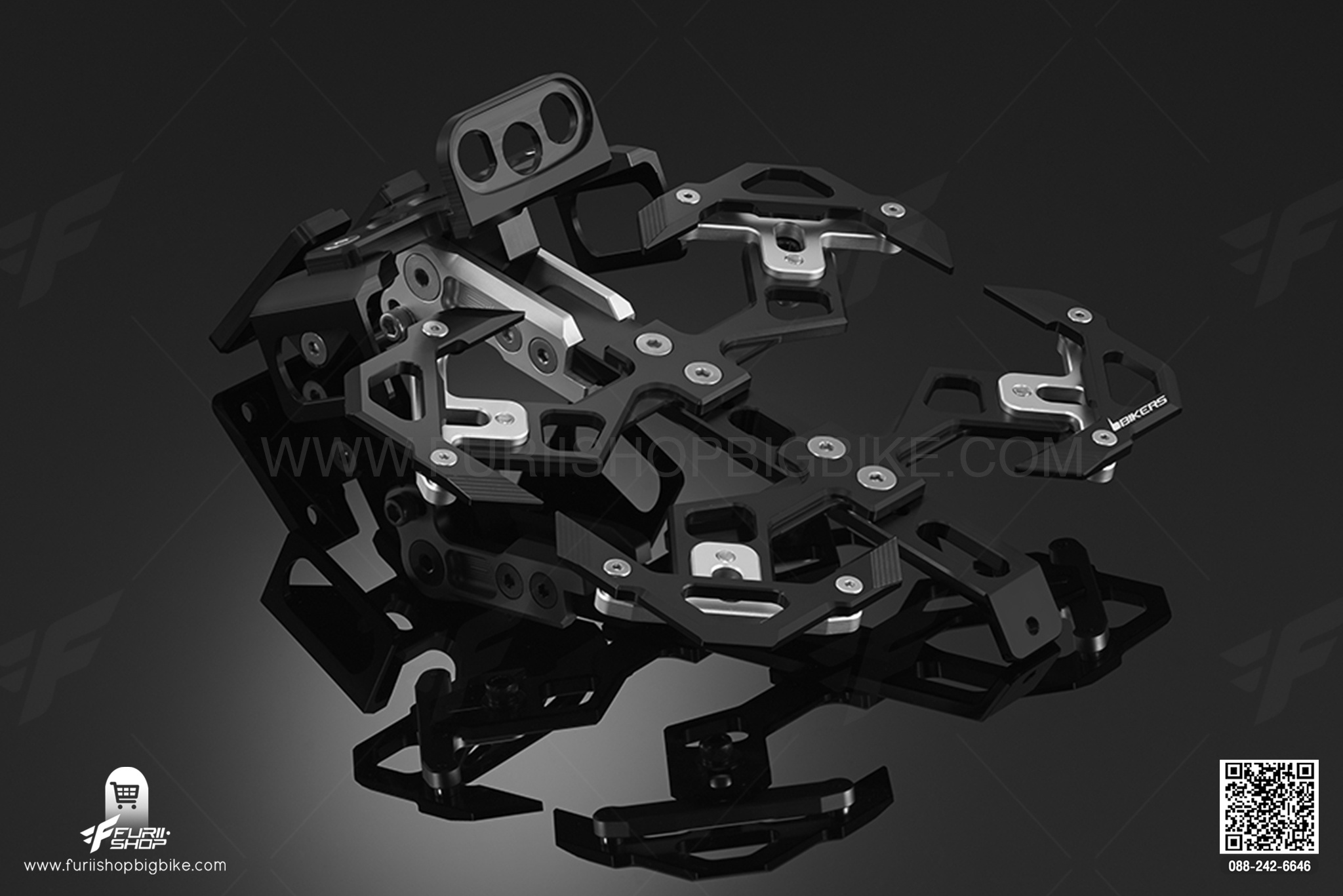 ท้ายสั้น พร้อมกรอบทะเบียน Adjustable license plate support Bikers Z800