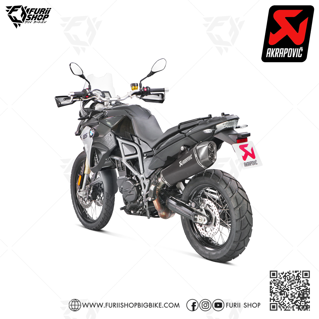 ท่อมอเตอร์ไซค์ AKRAPOVIC BLACK SLIP-ON FOR BMW F700GS/F800GS ท่อแต่ง ท่อสูตร ท่อบิ๊กไบค์ ท่อBigbike ท่อไอเสีย เอ็กพอร์ต