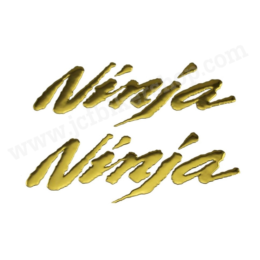 สติ๊กเกอร์โลโก้ตัวหนังสือ Ninja Ninja250/300/650 ZX-6R/10R/12R