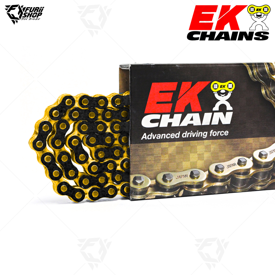 โซ่ EX MOTORCYCLE CHAINS O-RING SR06 SERIES(ดำทอง) ขนาด 520 : รองรับ 650 cc