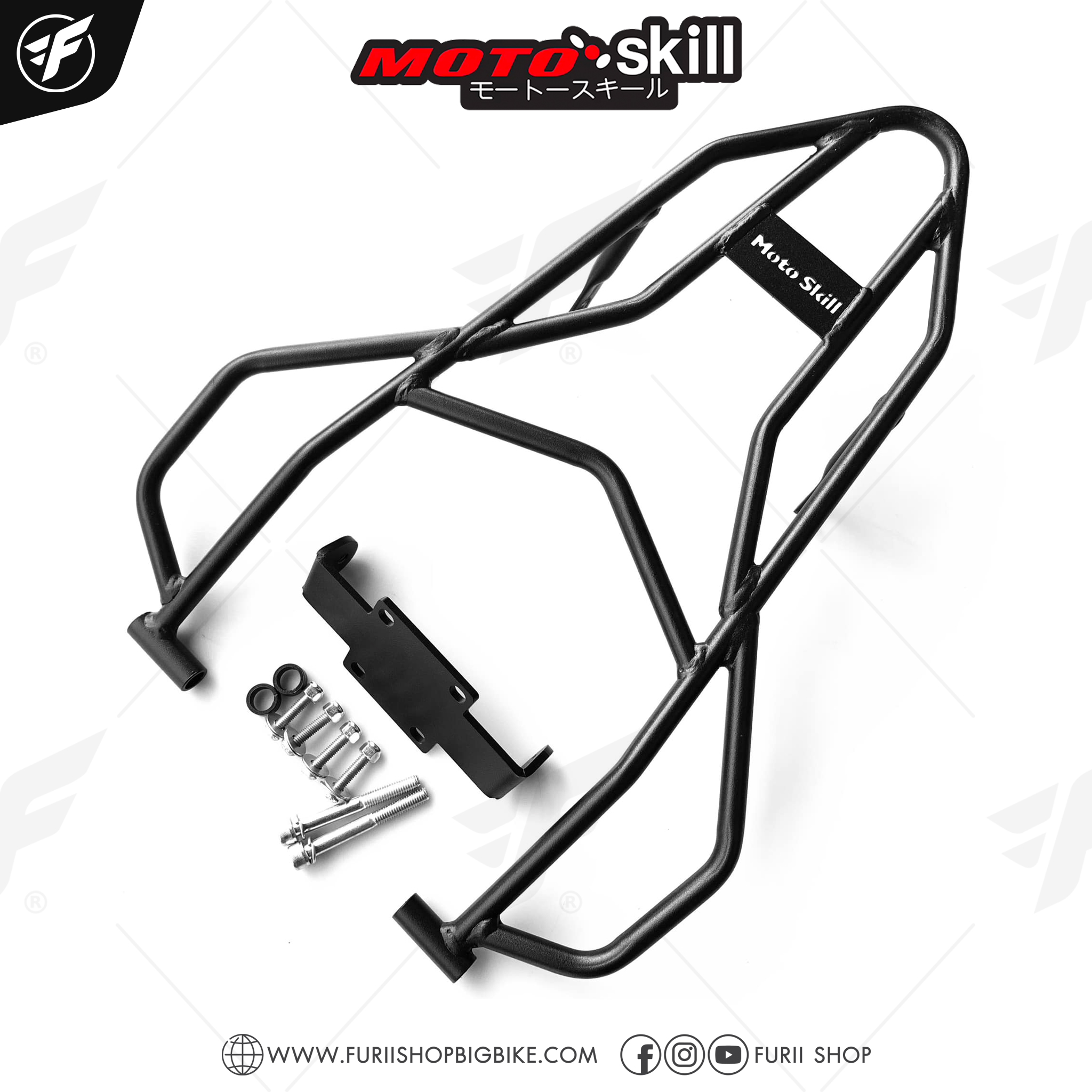 แร็คท้าย MOTOSKILL Top rack สำหรับ YAMAHA WR 155
