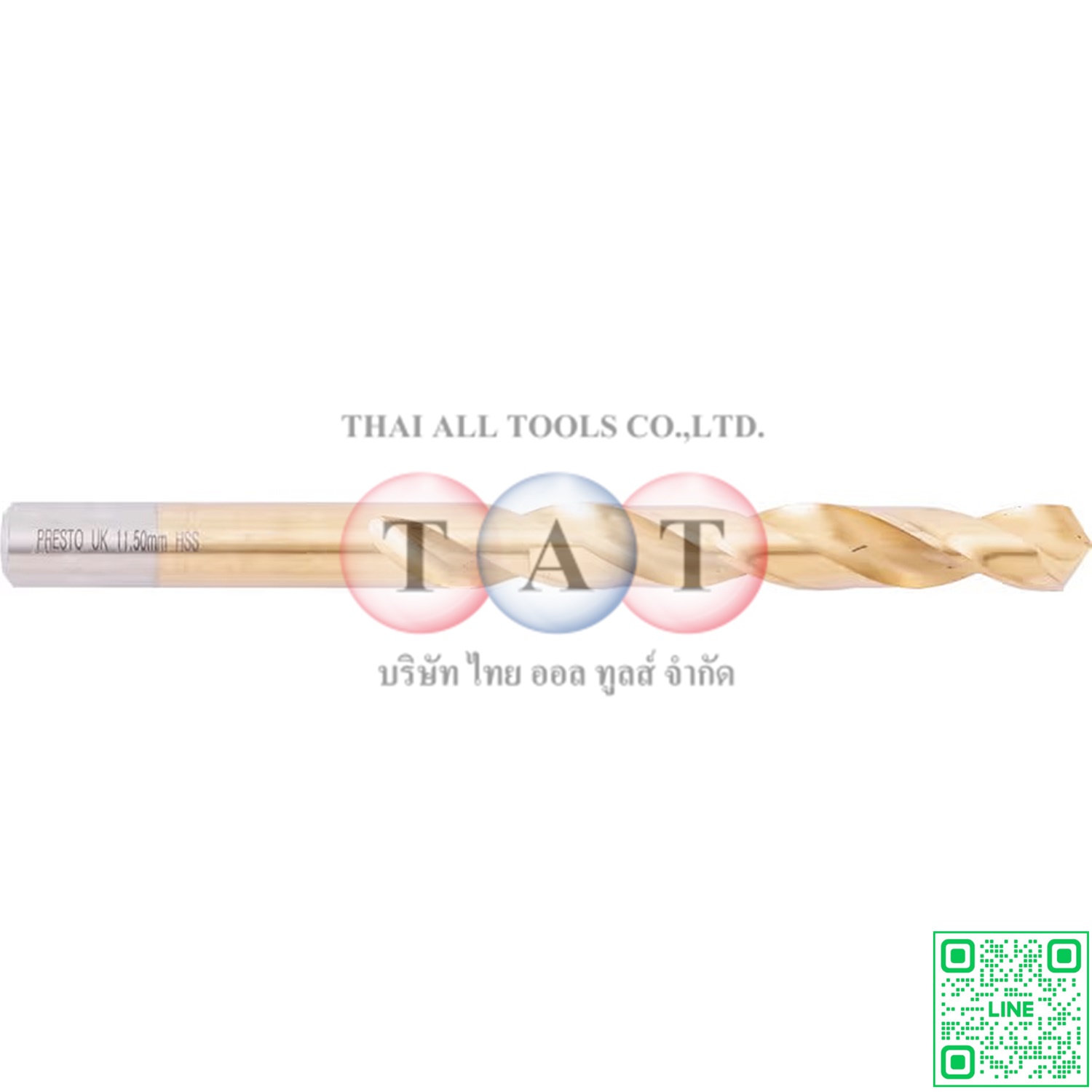 Sherwood Jobber Drill, 11.5mm, Normal Helix, High Speed Steel, Black Oxide SHR0254716E