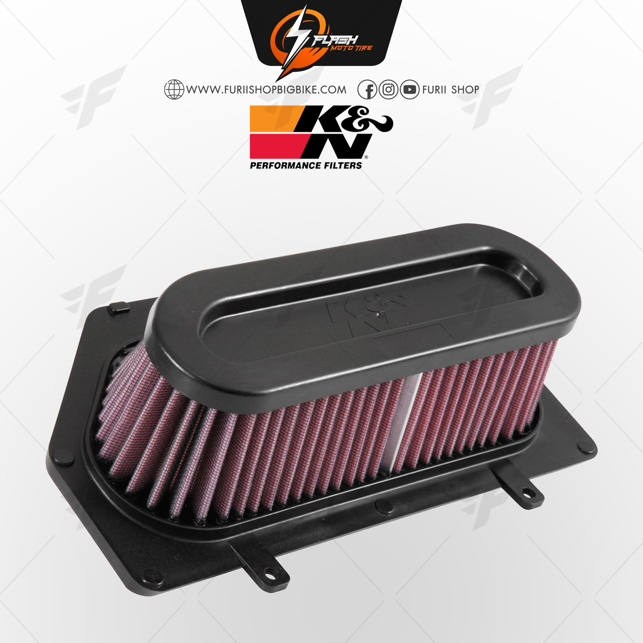 กรองอากาศ K&N สำหรับ SUZUKI