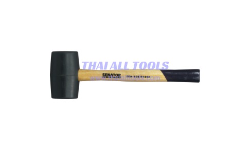 ค้อนยาง ด้ามไม้ 794g(28oz) BLACK RUBBER MALLETWOOD SHAFT SENATOR