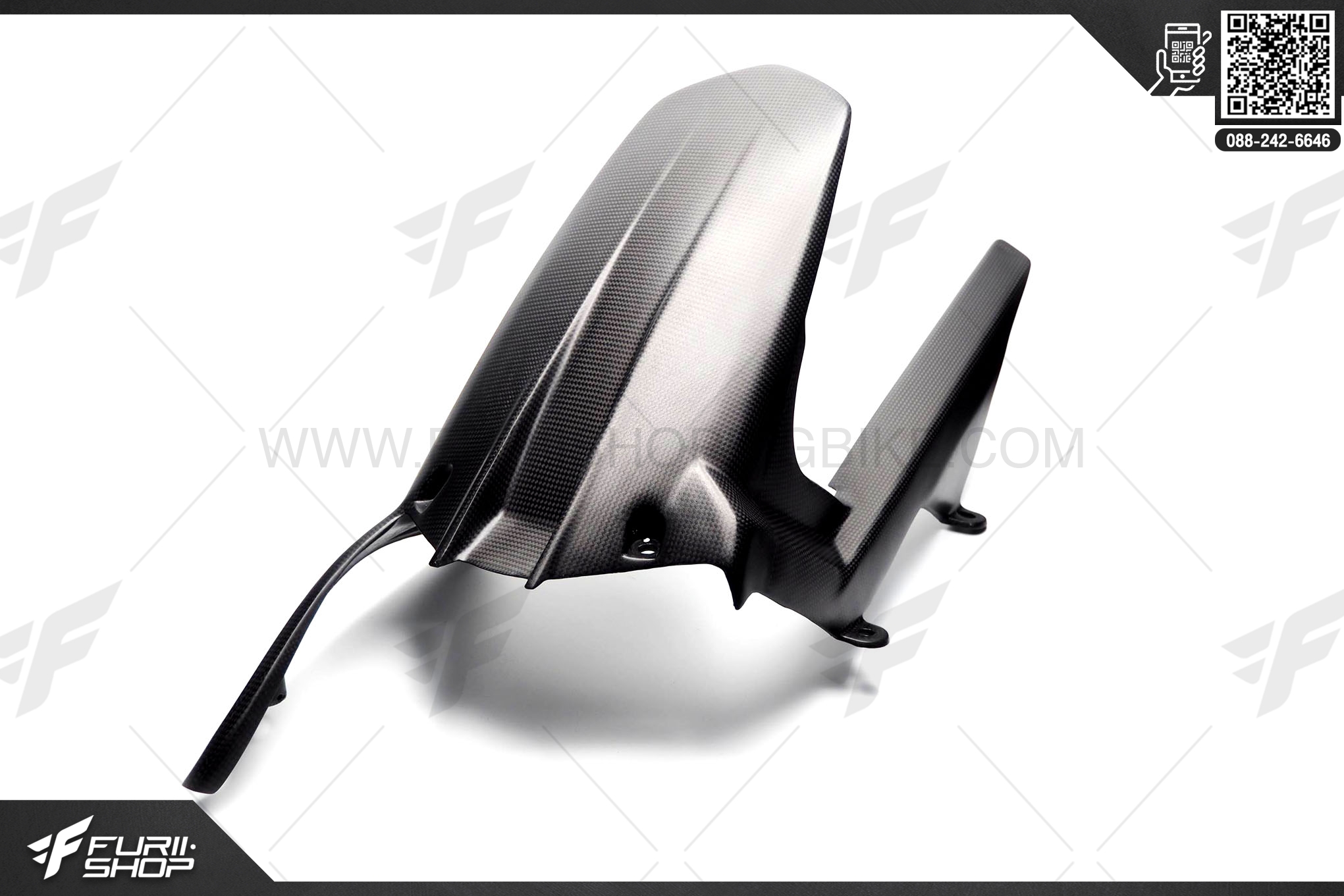 บังโคลนหลังคาร์บอน (ด้าน/เงา) สำหรับ Ducati Multistrada 950/Enduro