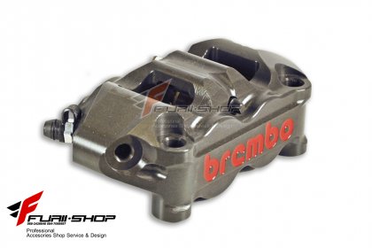 ปั้มเบรค/ปั้มล่าง/ปั้มแต่ง ปั้ม Brembo 100mm สีไทเทเนียม ปั้ม Brembo 100mm MONOBLOCK