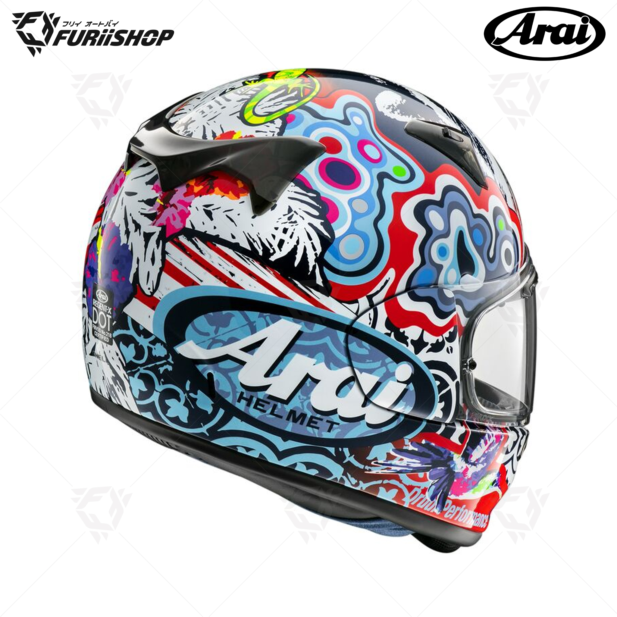 หมวกกันน็อคเต็มใบ Arai : QUANTIC Jungle 2