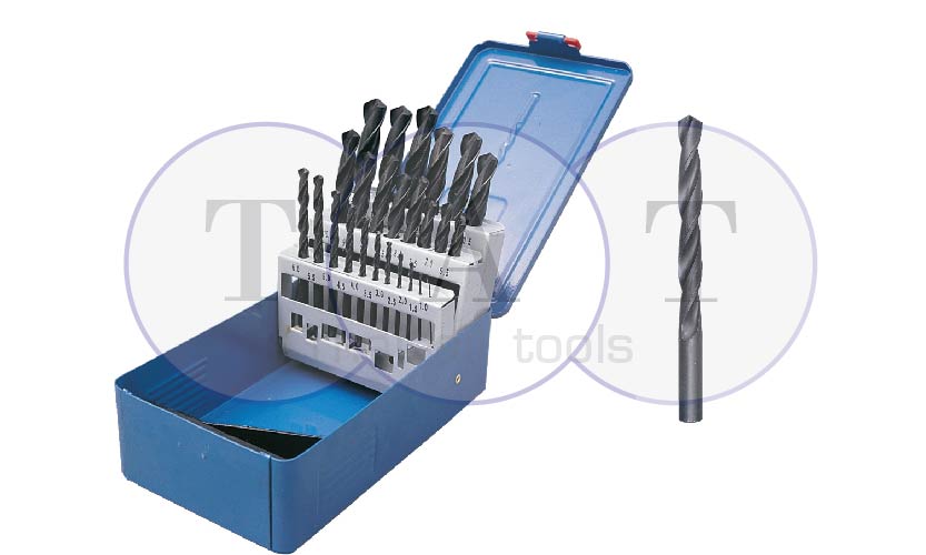 ชุดดอกสว่านเจาะเหล็ก 25 ชิ้น 1-13mmx0.5mm HSS S/S R-FDRILL SET SENATOR