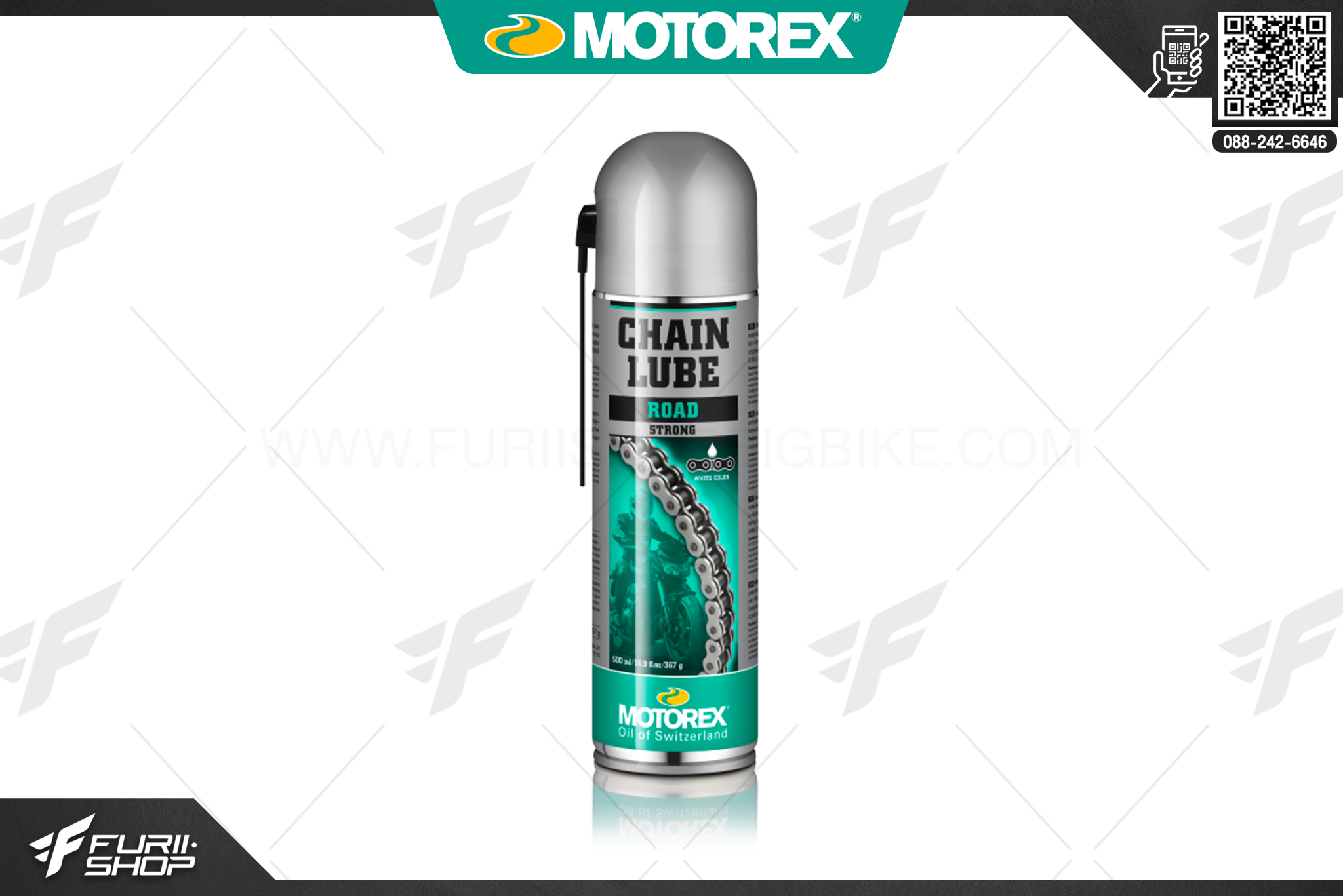 สเปรย์ฉีดโซ่ CHAIN CARE : CHAIN LUBE Road (Size 500ml.)