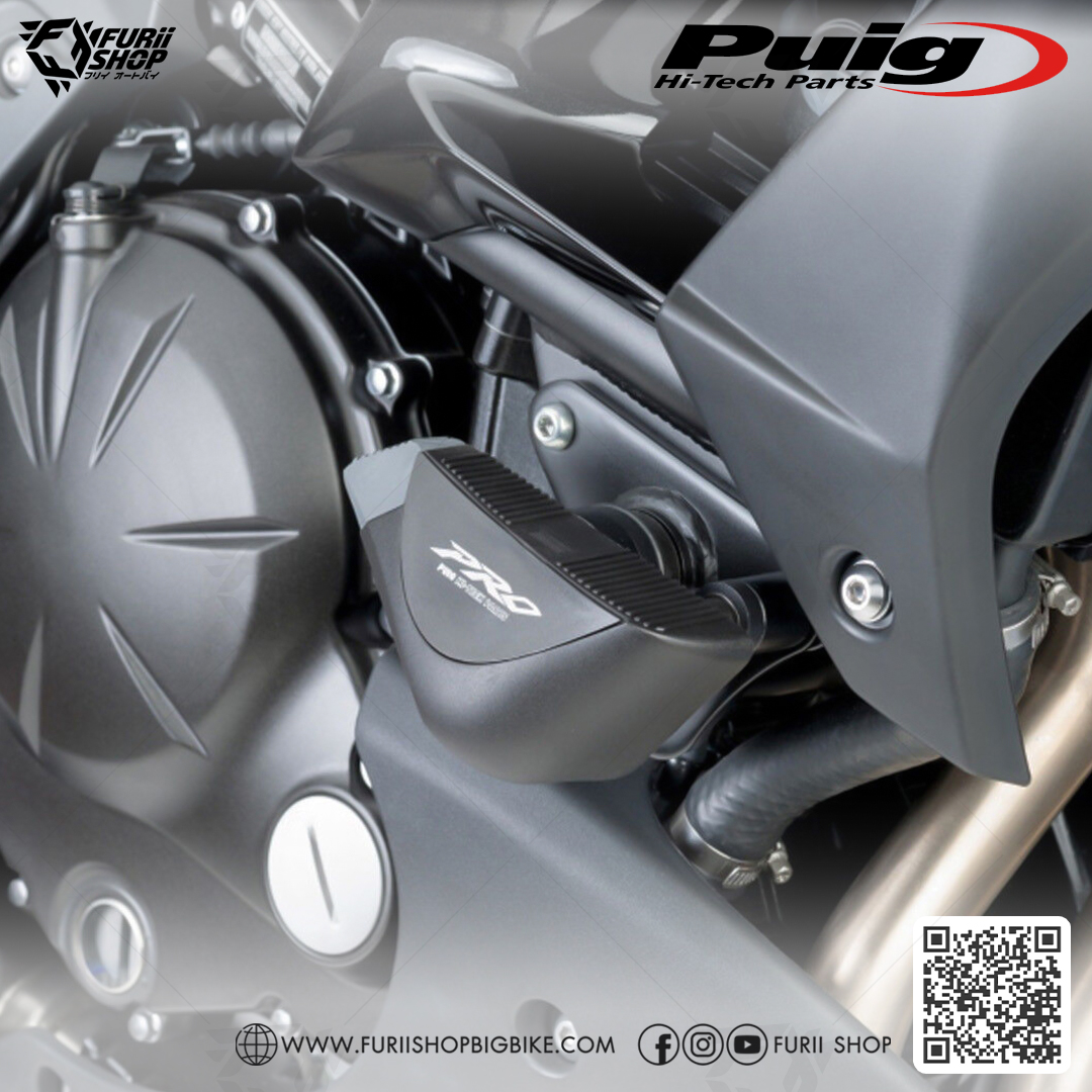 กันล้ม Puig Frame Slider : for Kawasaki Ninja650 2017-2019