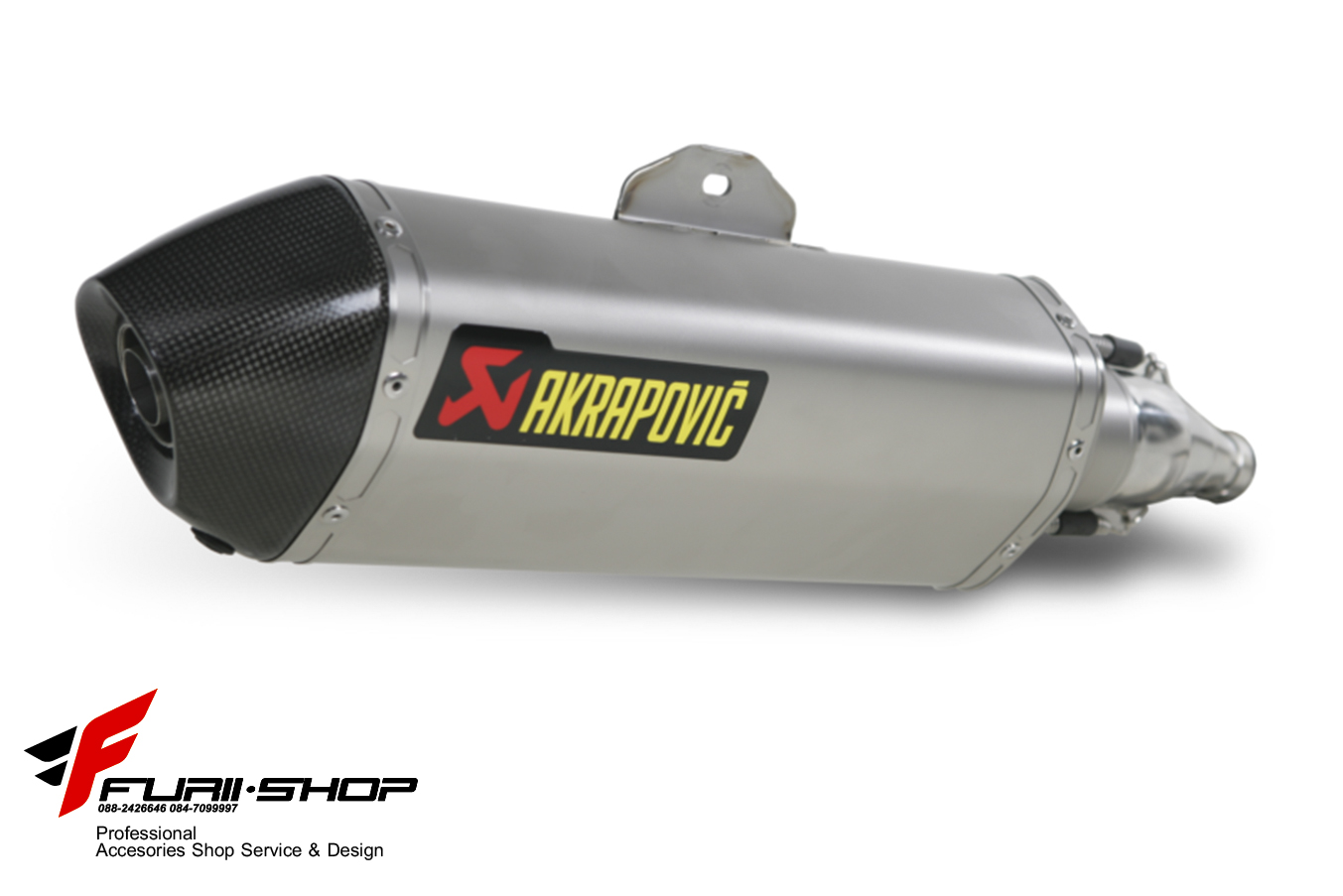 ท่อมอเตอร์ไซค์ AKRAPOVIC SLIP ON FOR HONDA FORZA300