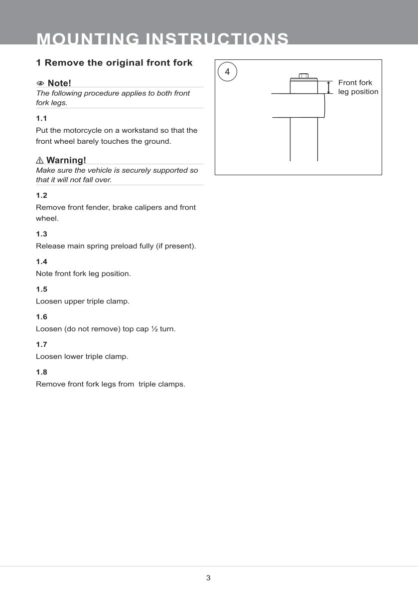สปริงโช้คหน้า Ohlins FKR115 For Ducati Streetfighter V2 2022