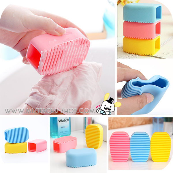 Silicone Hand Brush : แปรงซักผ้าซิลิโคน ถนอมใยผ้า