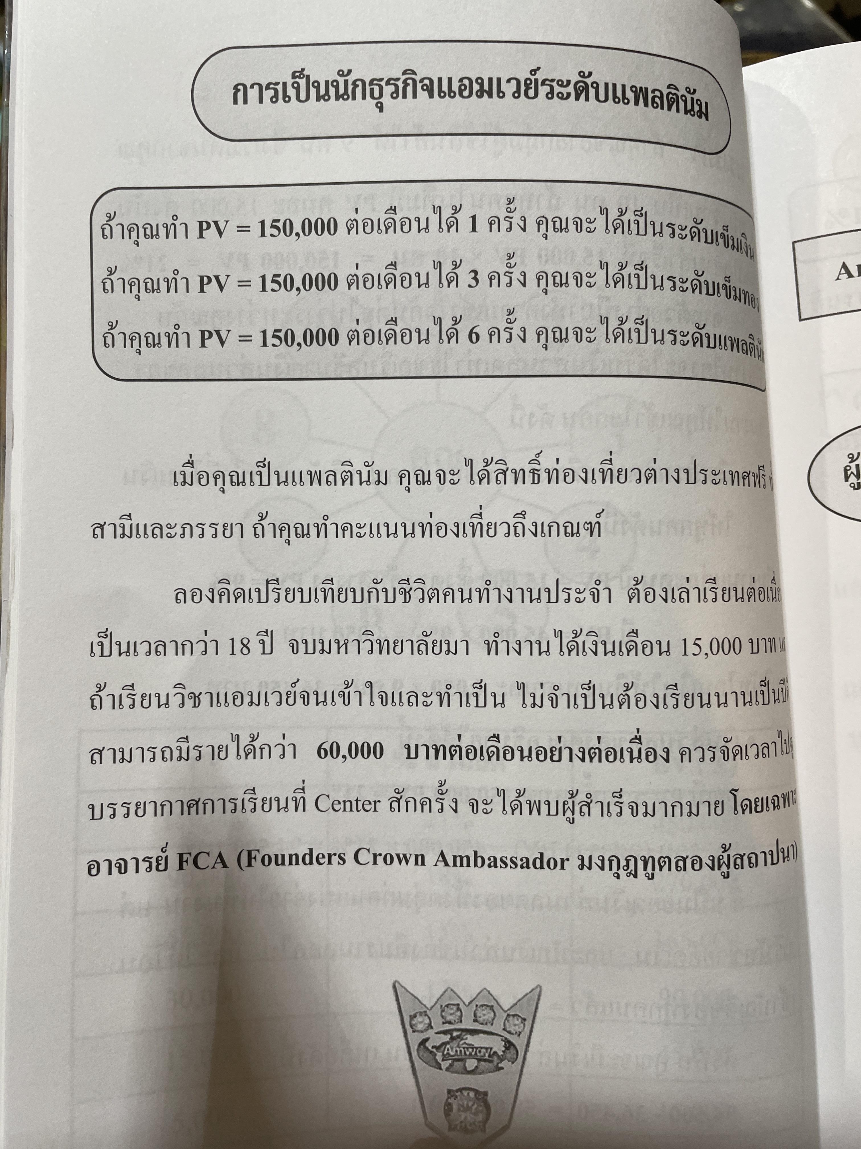 คิดและทำ เพื่อสำเร็จ Think and Act. for. Successful. Network Marketing. โดย ดร.วิทัต -คุณจินตนา พรจะเด็ด The 1 th. Crop Ambassadors of Thailand 1,009 กรัม