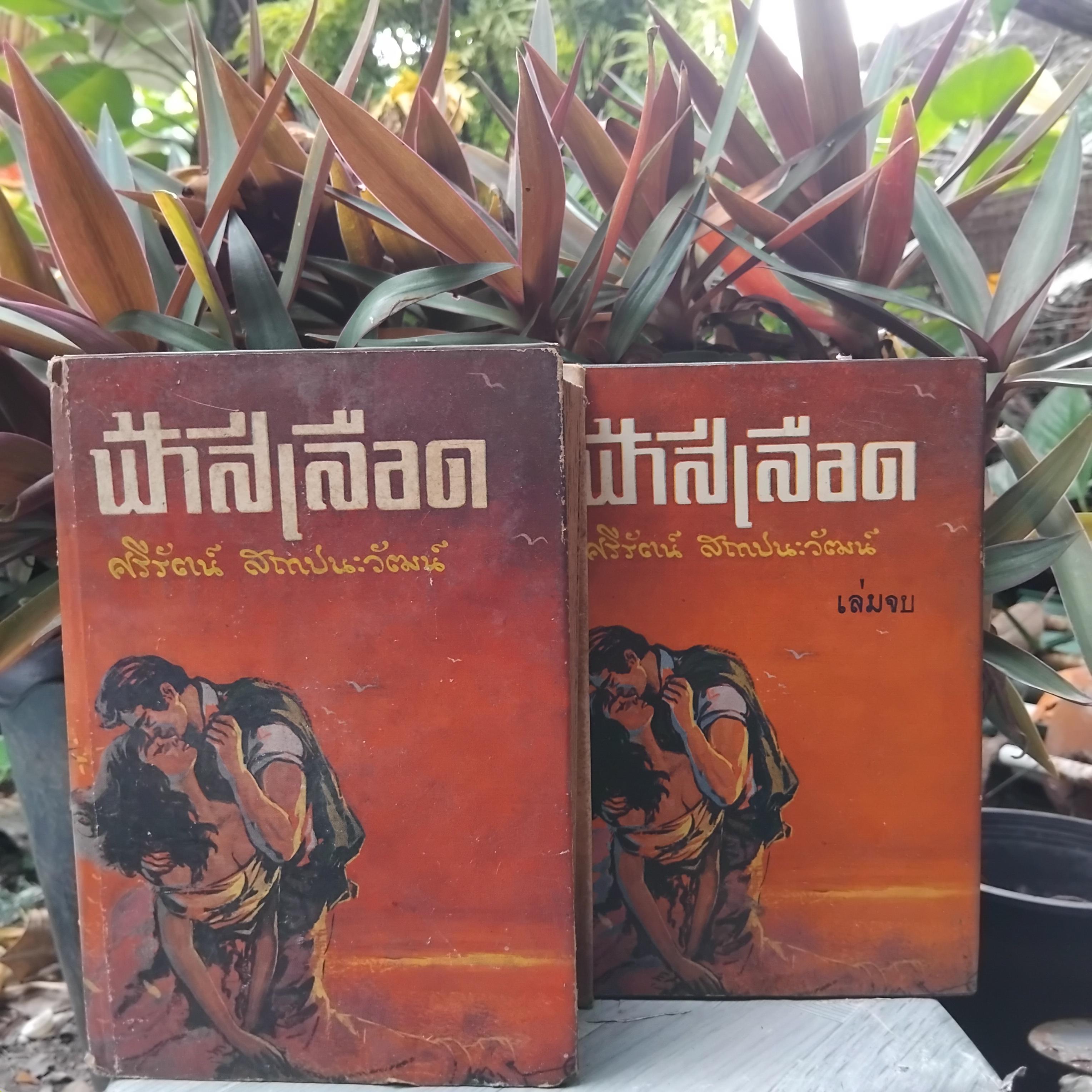 ฟ้าสีเลือด 2 เล่มจบ โดย ศรีรัตน์ สถาปนะวัฒน์ หนังสือนิยายขนาดเล็ก ปกแข็งมีปกนอก มือ1 ในสต็อกคลัง