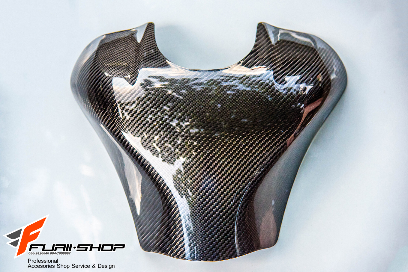 ครอบถังเพรียวเคฟล่า CLEVERWOLF FOR KAWASAKI ZX-10R