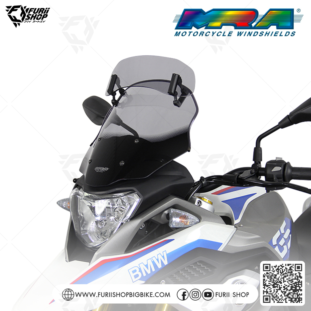 ชิลด์ MRA Windshield Touring 2 Steps : for BMW G310GS 2018-2021