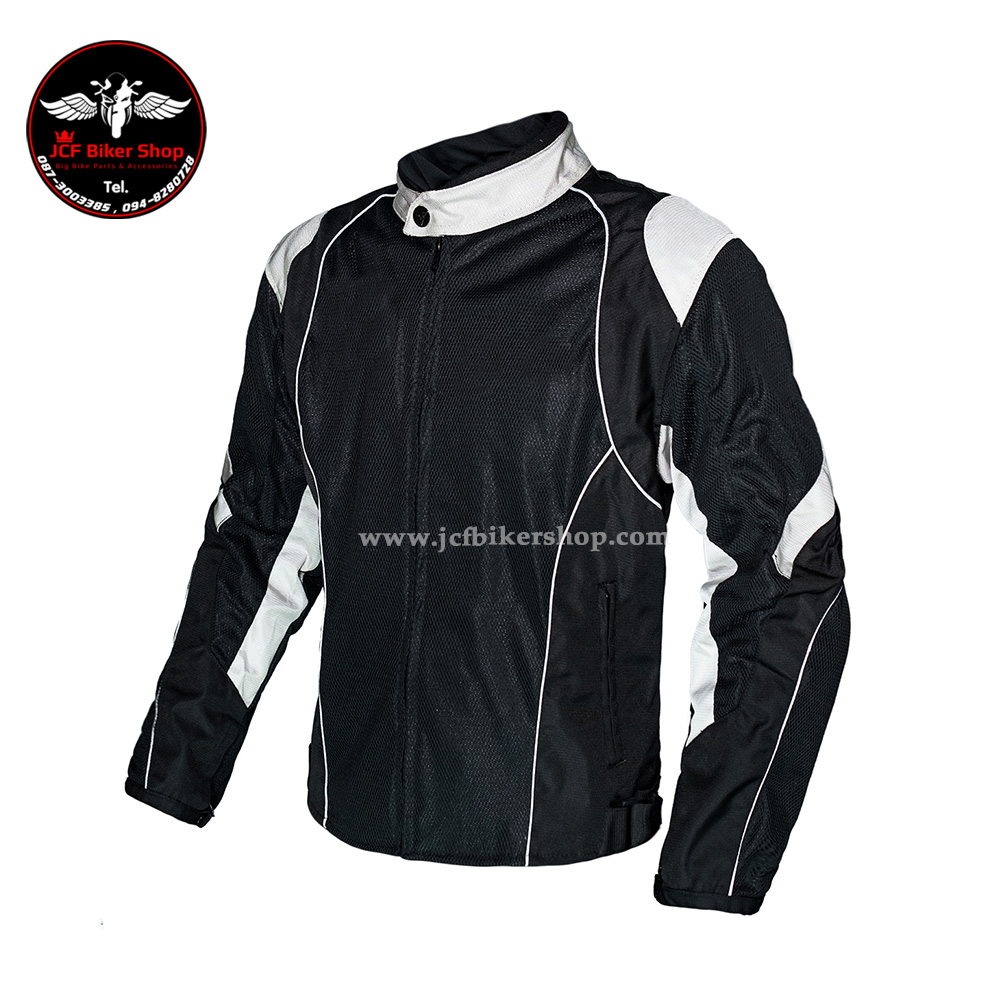 เสื้อการ์ด เสื้อขับมอเตอร์ไซค์ Dainese ผลิตจากผ้าคอร์ดูร่าผสมผ้าตาข่ายระบายอากาศ (สินค้ามีตำหนิตรงโลโก้ทุกจุด)