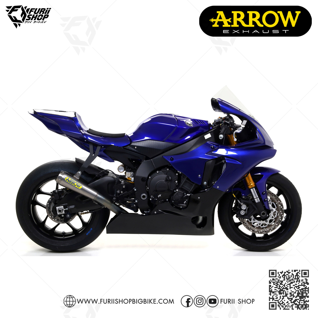 ท่อมอเตอร์ไซค์ Arrow Competition Moto GP Titanium : for Yamaha YZF R1/R1M 2020-2023