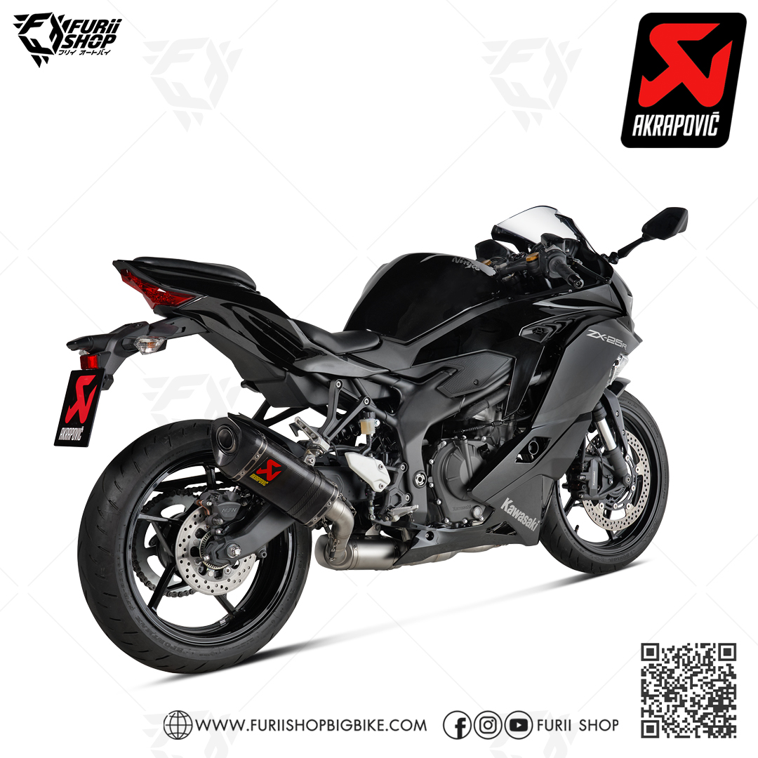 ท่อแต่ง Akrapovic Carbon Homologated : for Kawasaki ZX4R 2023
