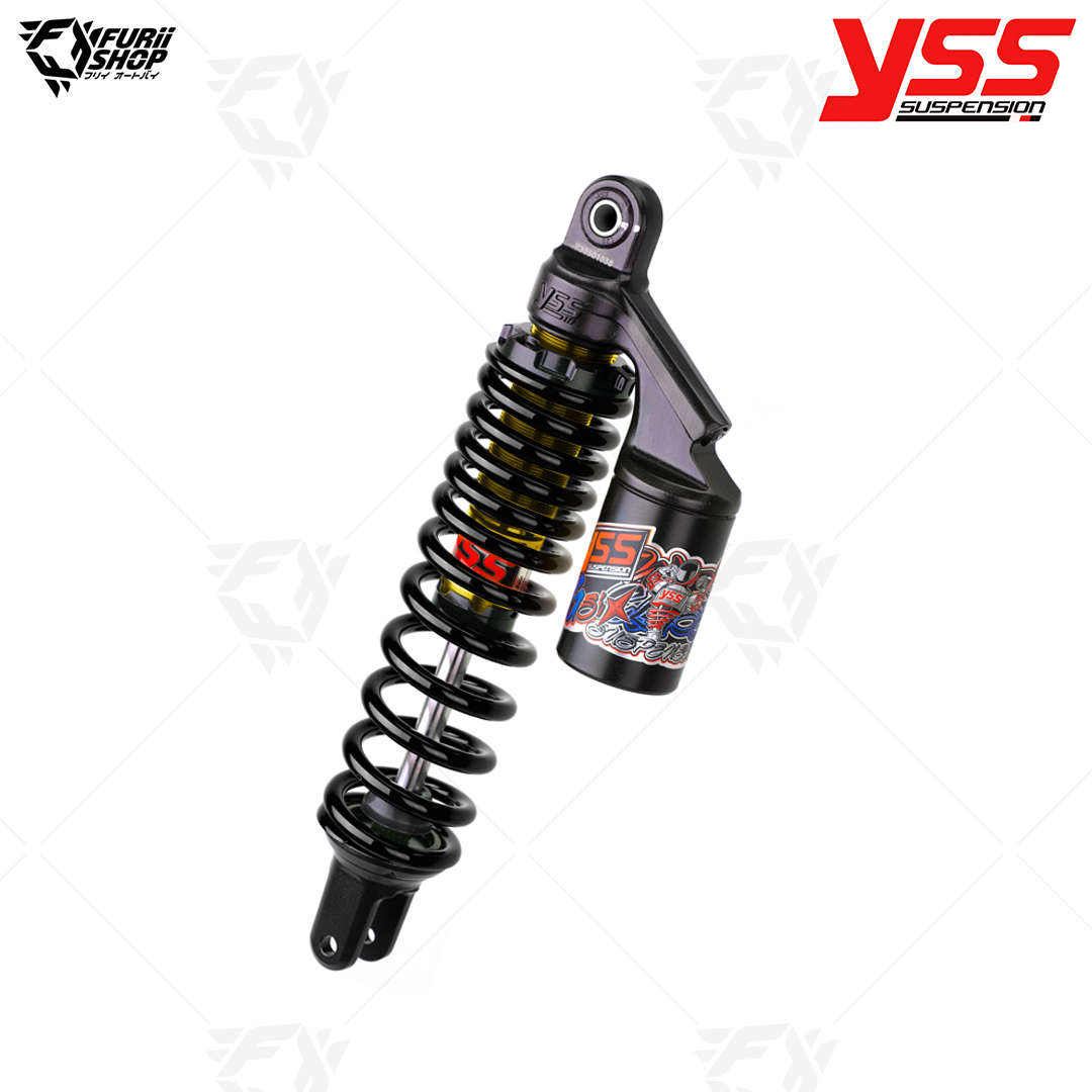 โช๊คหลังแต่ง YSS G-SIX (OC302-300T-01AL-388E) : for YAMAHA MIO 115 '05-11/MIO GT '13/MIO J '12-14