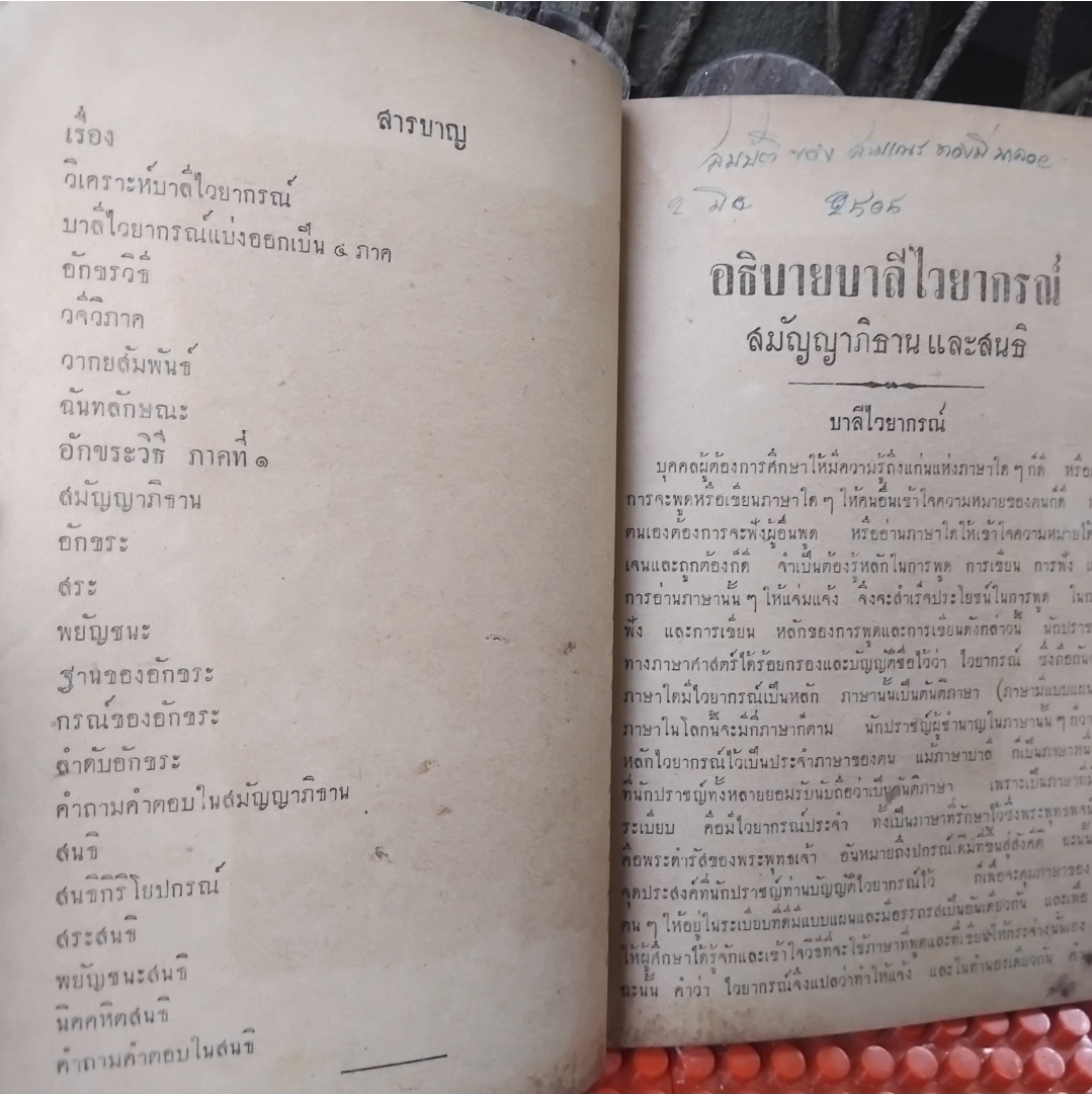 อธิบายบาลีไวยากรณ์ สมัญญาภิธานและสนธิ พร้อมทั้งปัญหาและเฉลย โดย เลิศ สมัครการ เปรียญเอก แห่งมหาธาตุวิทยาลัย