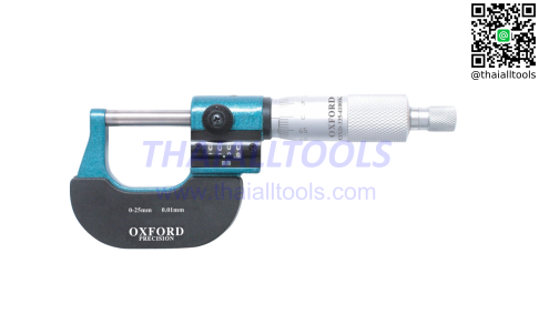 ไมโครมิเตอร์วัดใน MECHANICAL DIGITAL MICROMETER 0-25mm/0-1" OXFORD