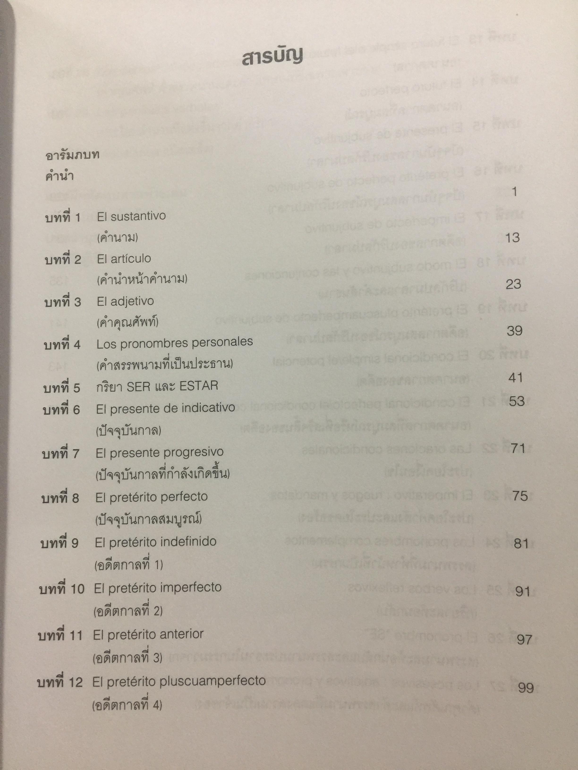 คู่มือไวยากรณ์ ภาษาสเปน. ผู้เขียน ภรณี มูลสินทอง. สำนักพิมพ์แห่งจุฬาลงกรณ์มหาวิทยาลัย 2,500 กรัม