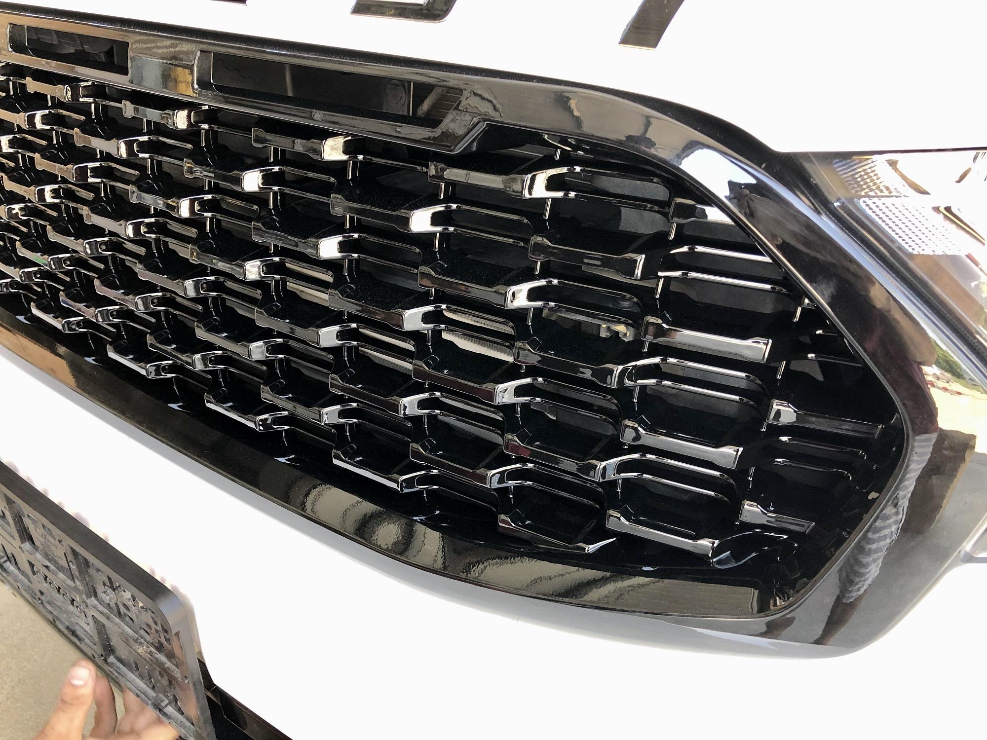 กระจังหน้า Foro Everest2.0 2019-2021 สีดำเงา