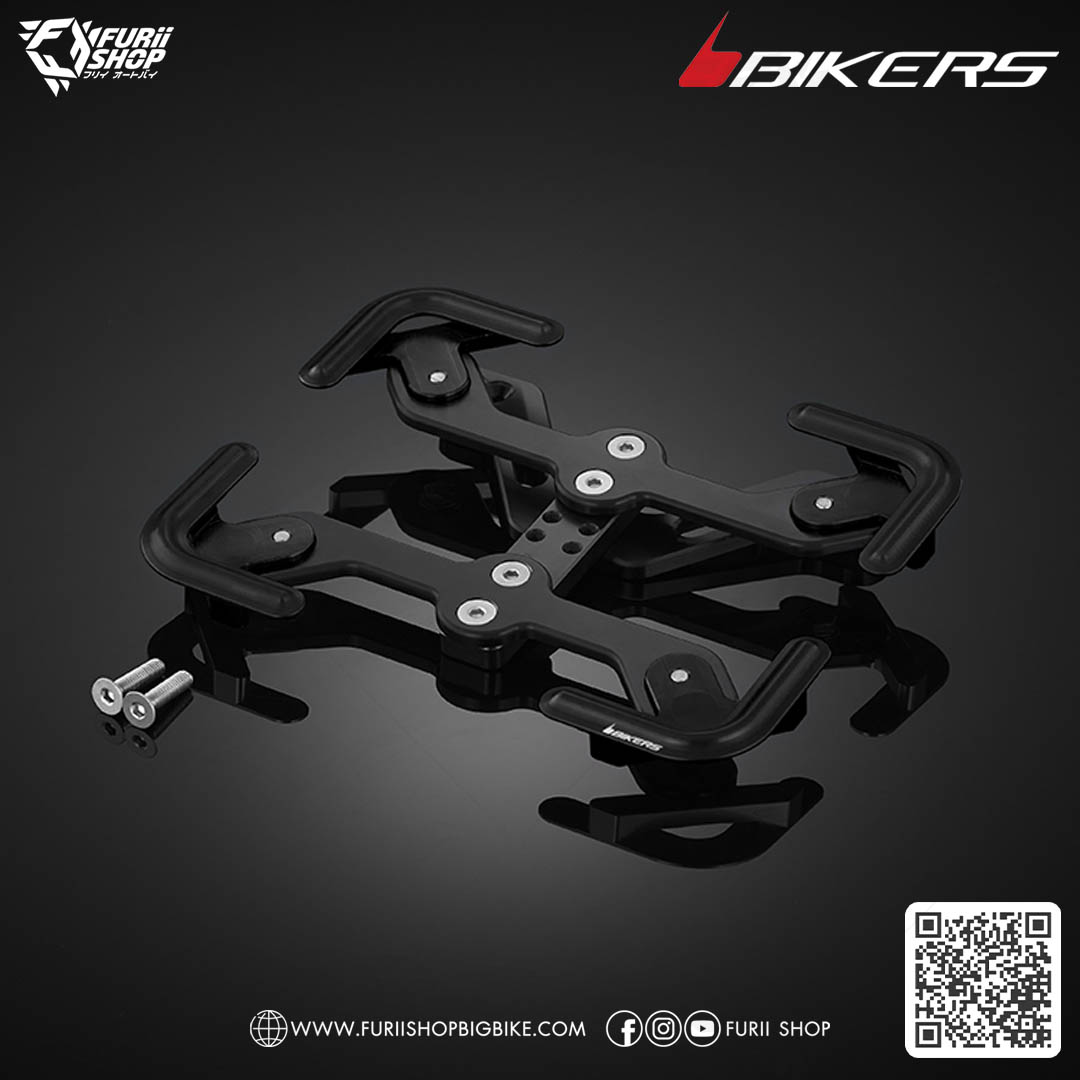 กรอบป้ายทะเบียน รุ่นพรีเมียม 03 Bikers Premium Rear License Support 03 (L0012) : for Lambretta G350