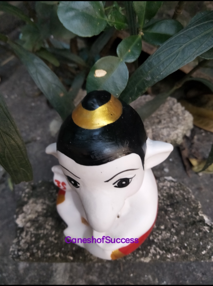 พระพิฆเนศบาละคณปติ ปางเด็ก งานเซรามิค