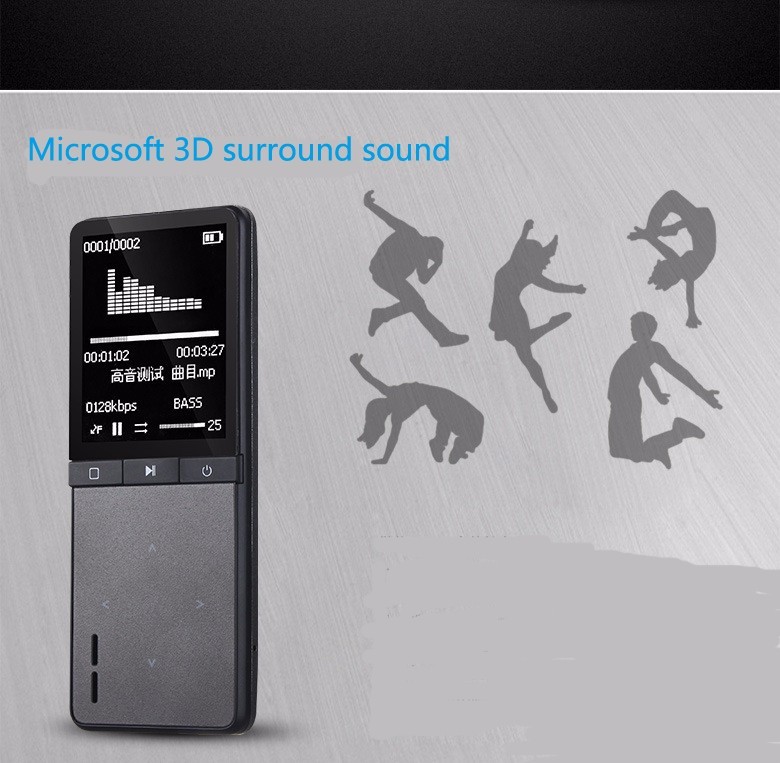 ขาย ONN W8 เครื่องเล่นเพลงพกพา lossless รองรับบลูทูธ บันทึกเสียง นับก้าวเดินได้ เหมาะสำหรับออกกำลังกาย