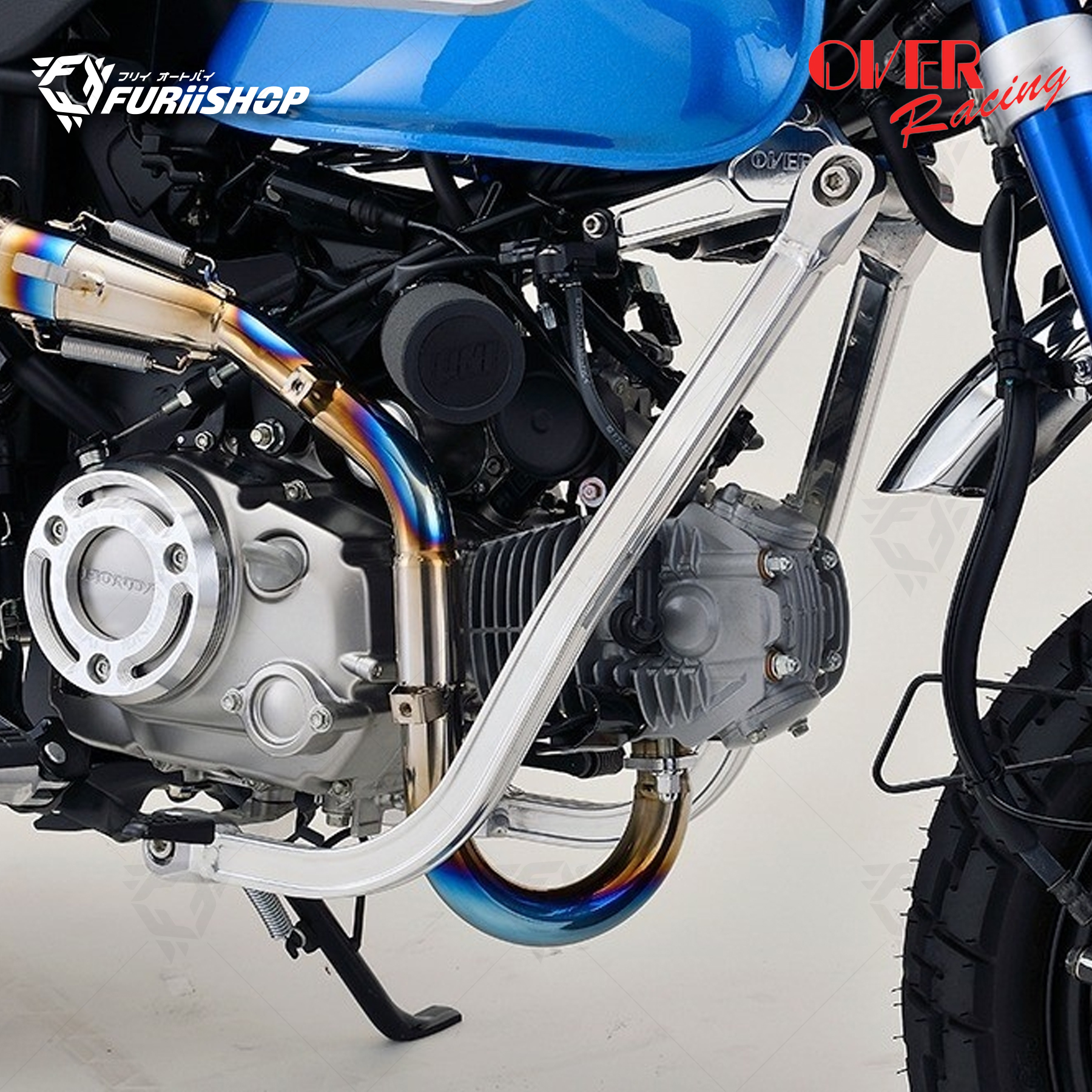 แคชบาร์ Crash Bar Over Racing For : Honda Monkey125 21 Silver