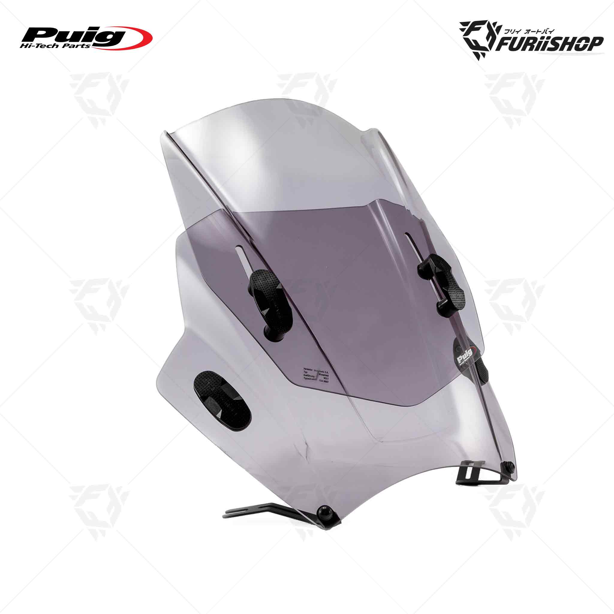 ชิว 2193 Universal 2 Steps Up&Down Puig - Windshield 2193 Universal 2 Steps Up&Down (CB650R) for Honda CB650R 2019+