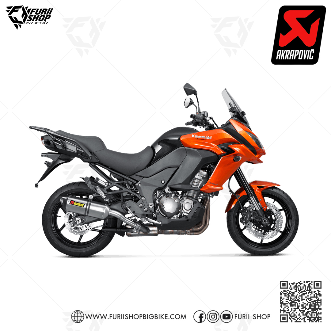 ท่อแต่ง Akrapovic Slip on Titanium : for Kawasaki Versys 1000 2015-2018