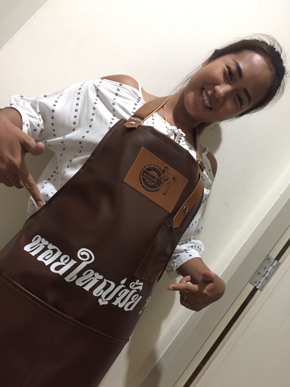 ของพรีเมี่ยม ผ้ากันเปื้อนยีนส์ ร้านอาหาร