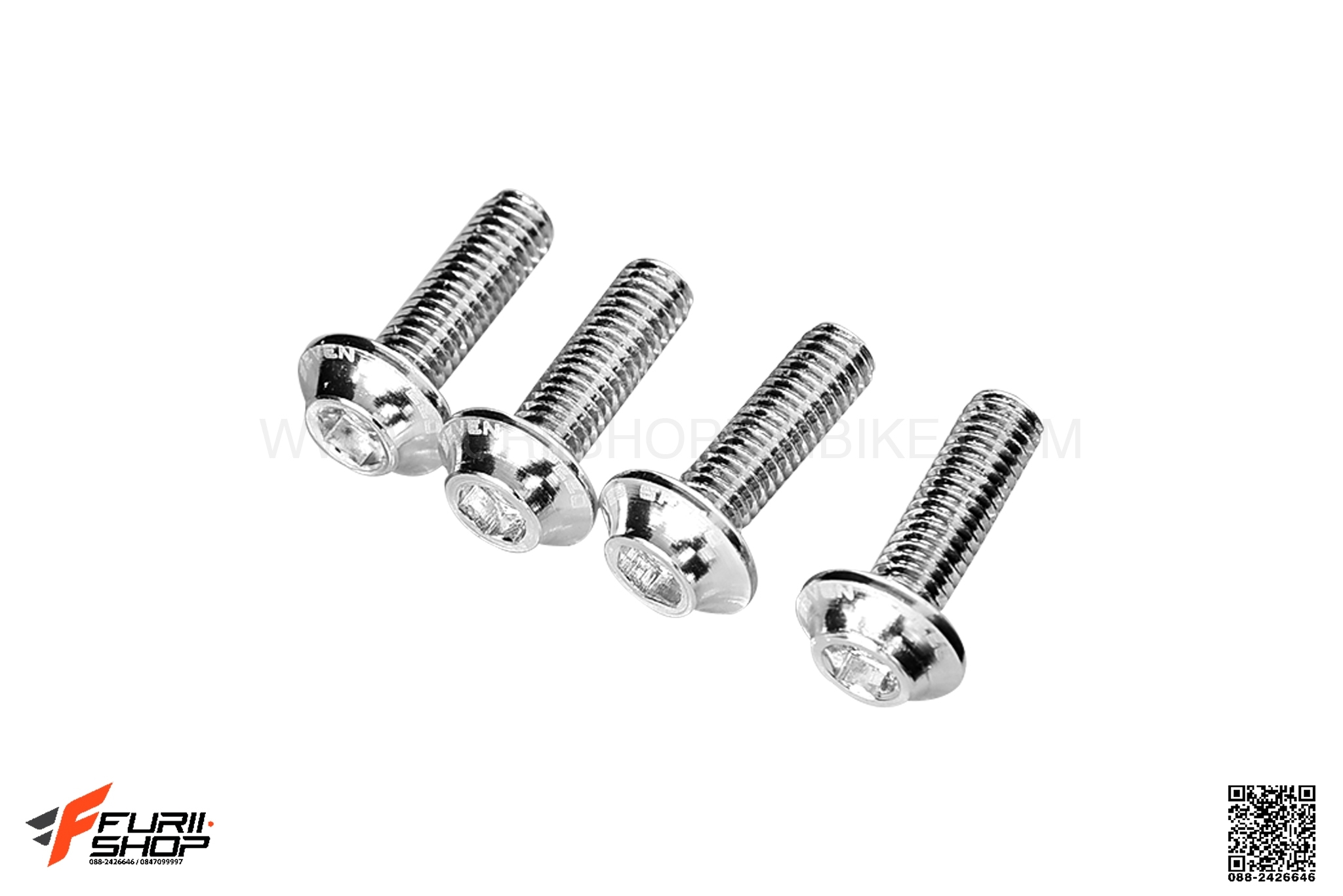 น็อตแฟริ่ง SVEN SPEED สีเงิน FOR KAWASAKI Z800