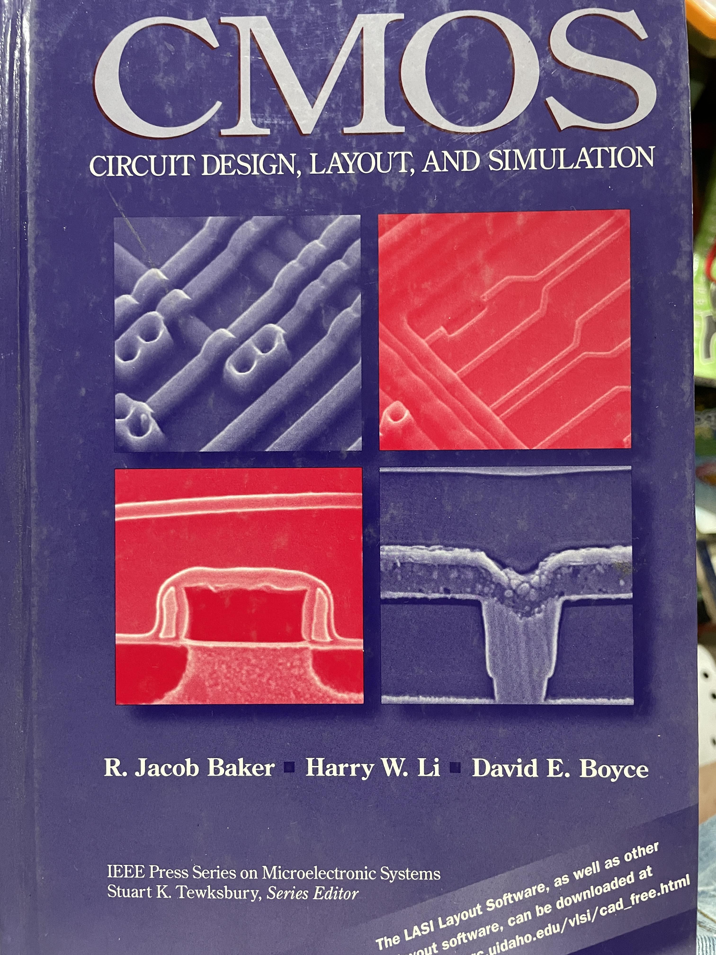 CMOS. CIRCUIT DESIGN, LAYOUT , AND SIMULATION. ผู้เขียน R.JACOB BAKER. และคณะ 0 กก.