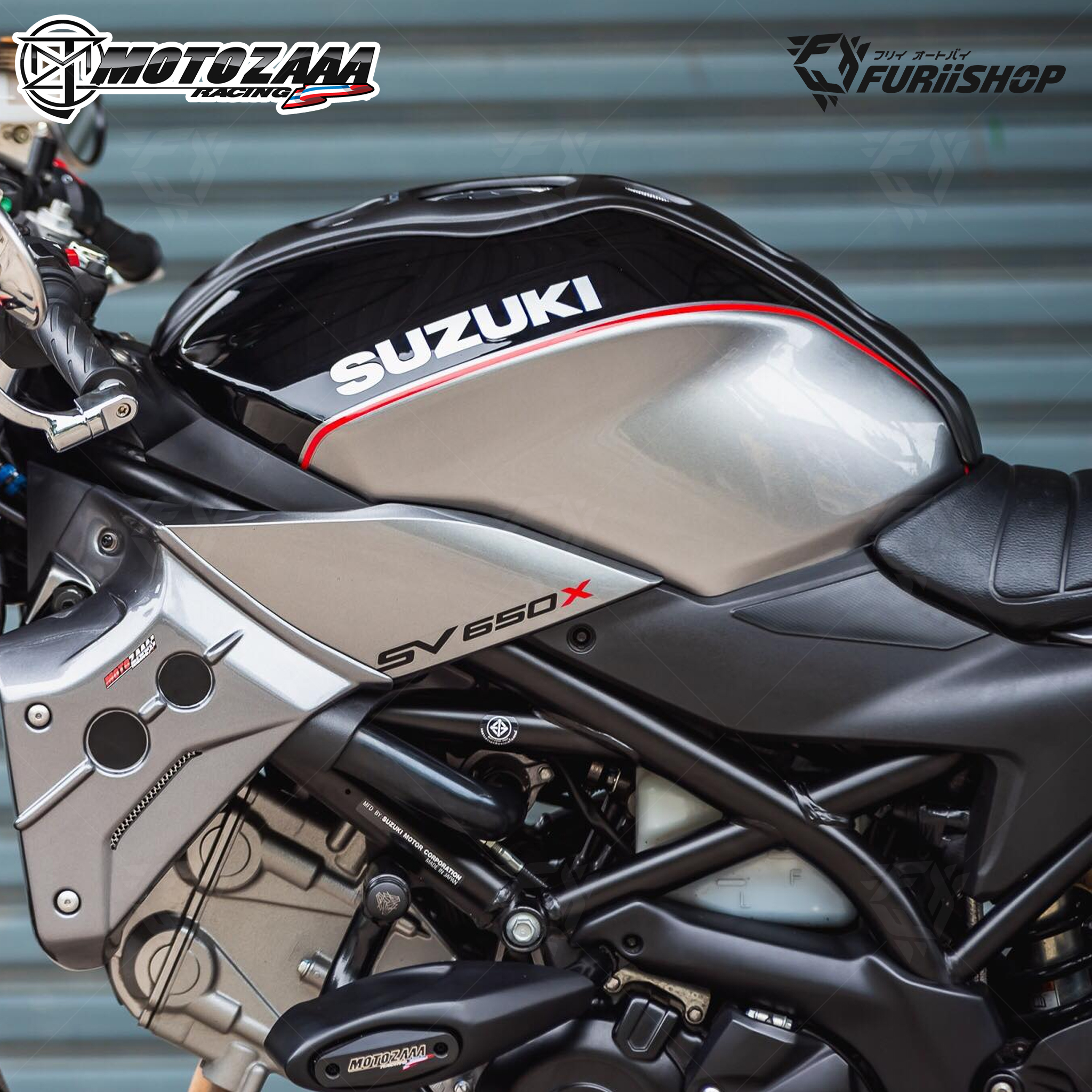 คาดถังน้ำมัน MOTOZAAA FOR SUZUKI SV650X