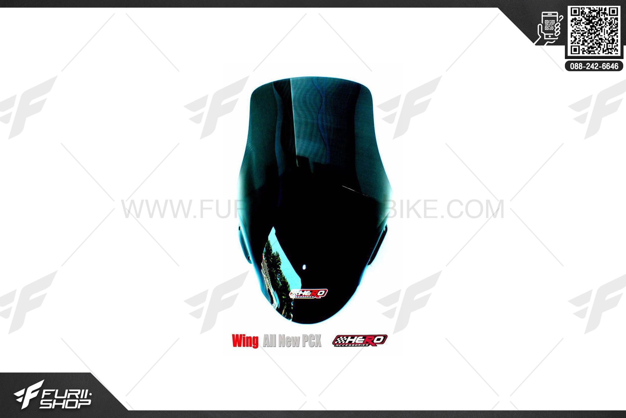 ชิวหน้า HERO : KITACO FOR HONDA PCX 150