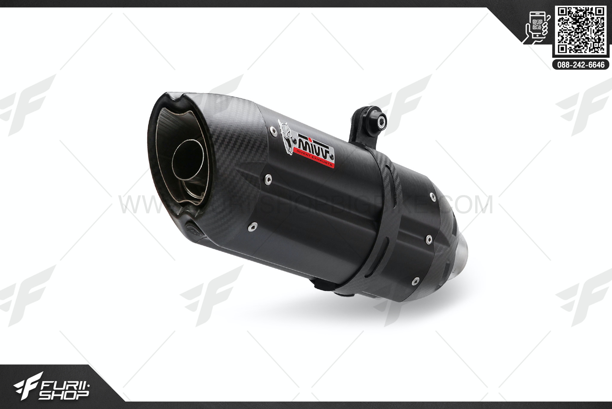 ท่อมอเตอร์ไซค์ MIVV FOR HONDA CB500X 2017+ SLIP-ON SUONO STEEL BLACK ท่อแต่ง ท่อสูตร ท่อบิ๊กไบค์ ท่อBigbike ท่อไอเสีย